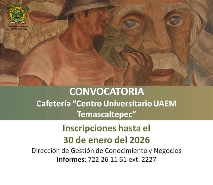Convocatoria Cafetería "Centro Universitario UAEM Temascaltepec"
