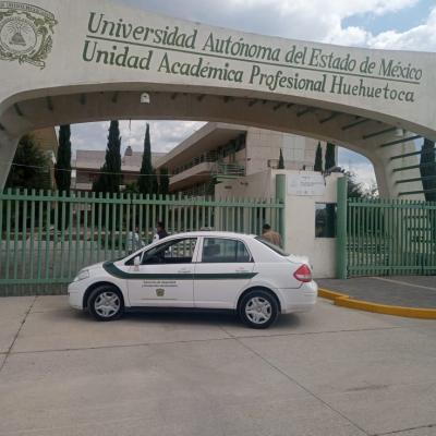 Supervisión de seguridad universitaria en la Unidad Académica Profesional Huehuetoca, agosto 2022