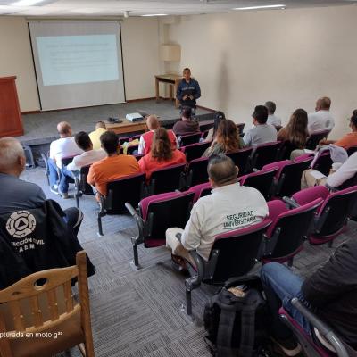 Toluca, México. Curso de capacitación de primeros auxilios a personal de la Dirección de Seguridad y Protección Universitaria, realizada el 4 de junio 2022. 